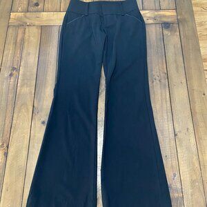 Alice+Olivia Wide Leg Black Trousers Womens 10 (30x33) Business Office Dress fla